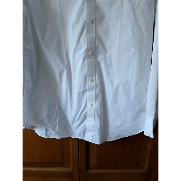 NWT J. Crew Men's Tailored Performance Bowery Dress Shirt Slim Fit White 17/35 - Picture 6 of 14